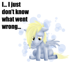 Size: 1372x1216 | Tagged: safe, artist:kukotte, derpy hooves, pegasus, pony, female, i just don't know what went wrong, mare, solo