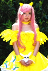 Size: 1067x1600 | Tagged: safe, fluttershy, human, cosplay, irl, irl human, photo, solo