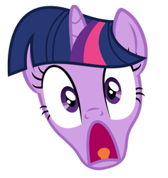 Size: 1001x1059 | Tagged: safe, derpibooru import, twilight sparkle, d:, gasp, reaction image, simple background, transparent background, vector