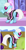 Size: 463x899 | Tagged: safe, screencap, fluttershy, photo finish, rarity, earth pony, pegasus, pony, unicorn, green isn't your color, female, hair, mare, plot, raised hoof, technically an upskirt shot