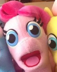 Size: 1840x2320 | Tagged: artist needed, safe, derpibooru import, fluttershy, pinkie pie, rainbow dash, bronies: the musical, faic, irl, jesus christ how horrifying, nightmare fuel, photo, plushie, the muppets