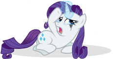 Size: 2050x1000 | Tagged: safe, artist:ritya9898, rarity, pony, unicorn, inspiration manifestation, crying, magic, marshmelodrama, running makeup, simple background, solo, transparent background, vector, whining