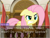 Size: 800x600 | Tagged: safe, fluttershy, pegasus, pony, ace attorney, courtroom, crossover, dahlia hawthorne, dialogue, solo, witness