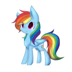 Size: 900x900 | Tagged: safe, artist:jisuppe, derpibooru import, rainbow dash, pegasus, pony, backwards cutie mark, cutie mark eyes, female, mare, simple background, smiling, solo, white background, wingding eyes