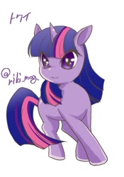 Size: 578x825 | Tagged: safe, artist:riki, derpibooru import, twilight sparkle, japanese, pixiv, solo