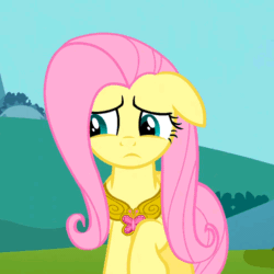 Size: 490x490 | Tagged: safe, fluttershy, pegasus, pony, keep calm and flutter on, animated, element of kindness, solo