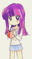 Size: 270x500 | Tagged: safe, artist:kurumierika, derpibooru import, twilight sparkle, humanized, solo