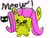 Size: 1600x1200 | Tagged: safe, fluttershy, cat, pegasus, pony, female, pink hair, simple background, solo, yellow coat