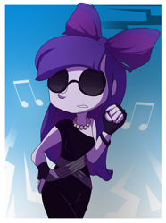 Size: 1024x1379 | Tagged: safe, artist:fj-c, rarity, equestria girls, glasses, solo