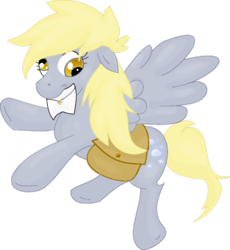 Size: 932x1012 | Tagged: safe, artist:twitchy-tremor, derpy hooves, pegasus, pony, female, mare, solo