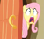 Size: 503x447 | Tagged: safe, fluttershy, pegasus, pony, princess twilight sparkle (episode), season 4, door, face, faic, reaction image, solo