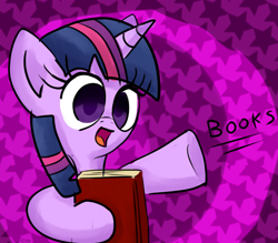 Size: 700x612 | Tagged: safe, artist:senx, derpibooru import, twilight sparkle, book, solo