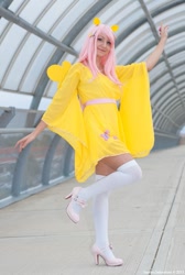 Size: 603x900 | Tagged: safe, artist:saru-cosplay, fluttershy, human, cosplay, irl, irl human, photo, solo