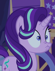 Size: 555x718 | Tagged: safe, screencap, starlight glimmer, pony, unicorn, to where and back again, cropped, faic, female, mare, solo