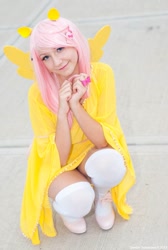 Size: 603x900 | Tagged: safe, artist:saru-cosplay, fluttershy, human, cosplay, irl, irl human, photo, solo