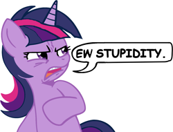 Size: 1229x941 | Tagged: safe, derpibooru import, twilight sparkle, comic sans, ew gay, reaction image