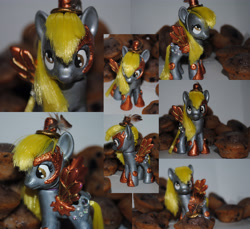 Size: 3600x3300 | Tagged: safe, artist:tprinces, derpy hooves, pegasus, pony, brushable, custom, female, mare, steampunk, toy