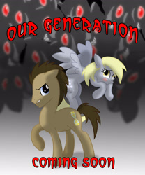 Size: 3000x3600 | Tagged: safe, artist:tprinces, derpy hooves, doctor whooves, pegasus, pony, female, mare