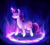 Size: 661x590 | Tagged: safe, artist:corpsecrow, derpibooru import, twilight sparkle, pony, unicorn, eyes closed, glow, magic, magic circle, solo