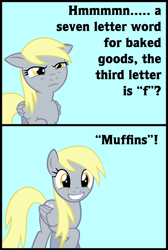 Size: 600x892 | Tagged: safe, derpy hooves, pegasus, pony, delighted derpy meme, exploitable meme, female, mare, meme