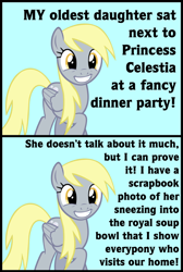 Size: 600x892 | Tagged: safe, derpy hooves, pegasus, pony, doubly delighted derpy meme, exploitable meme, female, mare, meme