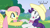 Size: 796x441 | Tagged: safe, edit, edited screencap, screencap, fluttershy, rarity, pegasus, pony, unicorn, a canterlot wedding, derp, duo, googly eyes, hat, image macro, soon, swoon