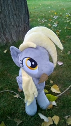 Size: 918x1632 | Tagged: safe, artist:zombies8myplushle, artist:zombies8mywaffle, derpy hooves, pegasus, pony, commission, female, irl, mare, photo, plushie