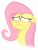 Size: 3845x5000 | Tagged: safe, artist:smashedatoms, artist:zutheskunk traces, fluttershy, pegasus, pony, absurd resolution, reaction image, sad, simple background, solo, transparent background, vector, vector trace