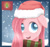 Size: 747x700 | Tagged: safe, artist:frankier77, pinkie pie, earth pony, pony, ask, ask pinkamena diane pie, christmas, cute, cuteamena, diapinkes, pinkamena diane pie, snow, snowfall, solo, tumblr