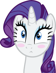 Size: 6761x8872 | Tagged: safe, artist:xxphantomxxx, rarity, pony, unicorn, .svg available, absurd resolution, blushing, simple background, solo, transparent background, vector