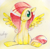 Size: 1027x1004 | Tagged: safe, artist:torina, fluttershy, pegasus, pony, female, mare, pixiv, solo