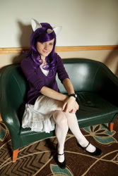 Size: 730x1095 | Tagged: safe, artist:whimsical-demon, rarity, human, cosplay, irl, irl human, photo, solo