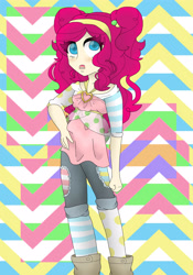 Size: 3500x5000 | Tagged: safe, artist:unicornicopian, pinkie pie, human, humanized, light skin, solo