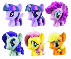 Size: 1000x820 | Tagged: safe, applejack, fluttershy, pinkie pie, rarity, twilight sparkle, twilight sparkle (alicorn), alicorn, earth pony, pegasus, pony, unicorn, cute, fash'ems, female, mare, official, toy