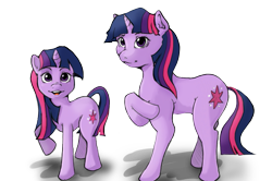 Size: 869x577 | Tagged: artist needed, safe, derpibooru import, twilight sparkle, duality, younger