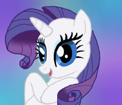 Size: 574x496 | Tagged: safe, artist:eillahwolf, rarity, pony, unicorn, female, horn, mare, solo, white coat