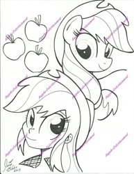 Size: 800x1034 | Tagged: safe, artist:ponygoddess, applejack, equestria girls, cutie mark, lineart, traditional art