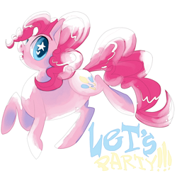 Size: 1280x1248 | Tagged: safe, artist:paint, pinkie pie, earth pony, pony, female, mare, simple background, solo, white background