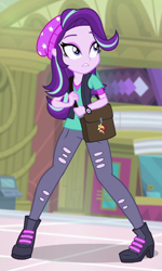 Size: 1260x2100 | Tagged: safe, screencap, starlight glimmer, equestria girls, mirror magic, spoiler:eqg specials, beanie, boots, cropped, hat, legs, sexy, shoes, solo