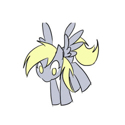 Size: 400x400 | Tagged: safe, artist:rvceric, derpy hooves, pegasus, pony, female, mare, simple background, solo, white background