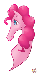 Size: 385x749 | Tagged: safe, artist:norang94, pinkie pie, earth pony, horse, pony, female, mare, pink coat, pink mane, solo