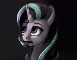 Size: 6600x5100 | Tagged: safe, artist:splatterpaint-donkey, starlight glimmer, pony, unicorn, absurd resolution, bust, open mouth, portrait, solo