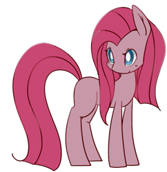 Size: 757x783 | Tagged: safe, artist:pegacornss, pinkie pie, earth pony, pony, female, mare, pink coat, pink mane, pinkamena diane pie, solo