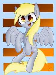 Size: 660x880 | Tagged: safe, artist:ibacchstudios, derpy hooves, pegasus, pony, female, mare, solo