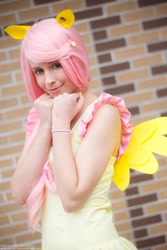 Size: 600x900 | Tagged: safe, artist:kitnichi, fluttershy, human, cosplay, fan:dom con, fan:dom con 2012, irl, irl human, photo, solo