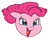 Size: 225x180 | Tagged: safe, artist:carnifex, pinkie pie, earth pony, pony, forced meme, meme, pinkieface, solo