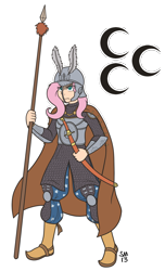 Size: 940x1546 | Tagged: safe, artist:serenamidori, fluttershy, human, armor, cape, chainmail, clothes, crescent, feather, female, flutterbadass, frown, glare, helmet, history, humanized, islam, islamashy el fatih, lance, light skin, ottoman, scimitar, simple background, sipahi, soldier, solo, spear, sword, transparent background, turkey (country), turkic, turkish, warrior, weapon