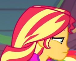 Size: 368x293 | Tagged: safe, screencap, sunset shimmer, equestria girls, legend of everfree, cropped, solo