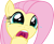 Size: 7987x6499 | Tagged: safe, artist:emedina13, fluttershy, pegasus, pony, castle mane-ia, absurd resolution, crying, sad, simple background, solo, transparent background, uvula, vector