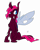 Size: 3543x4400 | Tagged: safe, artist:php37, bubble berry, pinkie pie, changeling, earth pony, pony, absurd resolution, changelingified, pink changeling, rule 63, solo